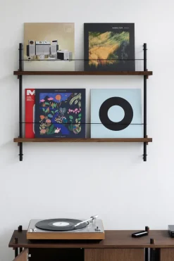 MOEBE magazine rack, Smoked oak- White Online