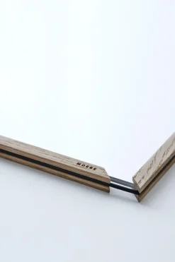MOEBE oak frame 40x50 cm, Transparent. Wood. Black BrownBlack Best