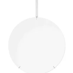MOEBE wall mirror Ø 70 cm, Chrome White