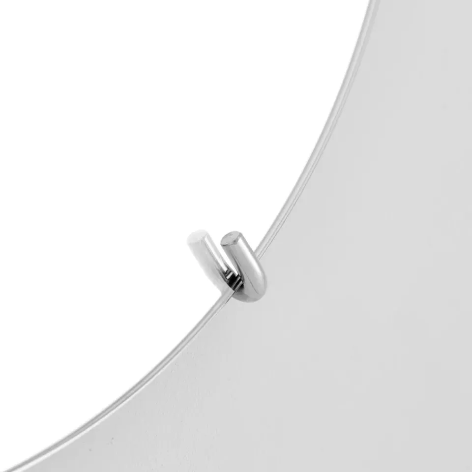 MOEBE wall mirror Ø 70 cm, Chrome White