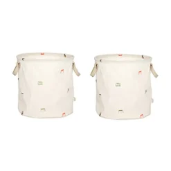 OYOY Moira storage basket medium Ø32x32 cm 2 pieces, Multi Outlet