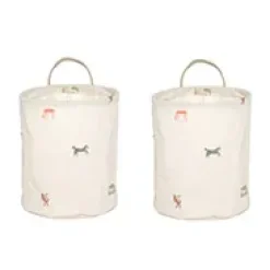OYOY Moira storage basket small Ø18x22 cm 2 pieces, Multi Sale