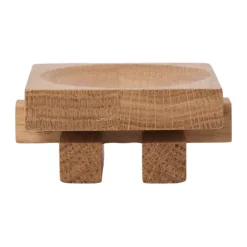 Ferm Living Moku tray, Untreated oak, 7x8 cm Beige Clearance