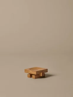 Ferm Living Moku tray, Untreated oak, 7x8 cm Beige Clearance