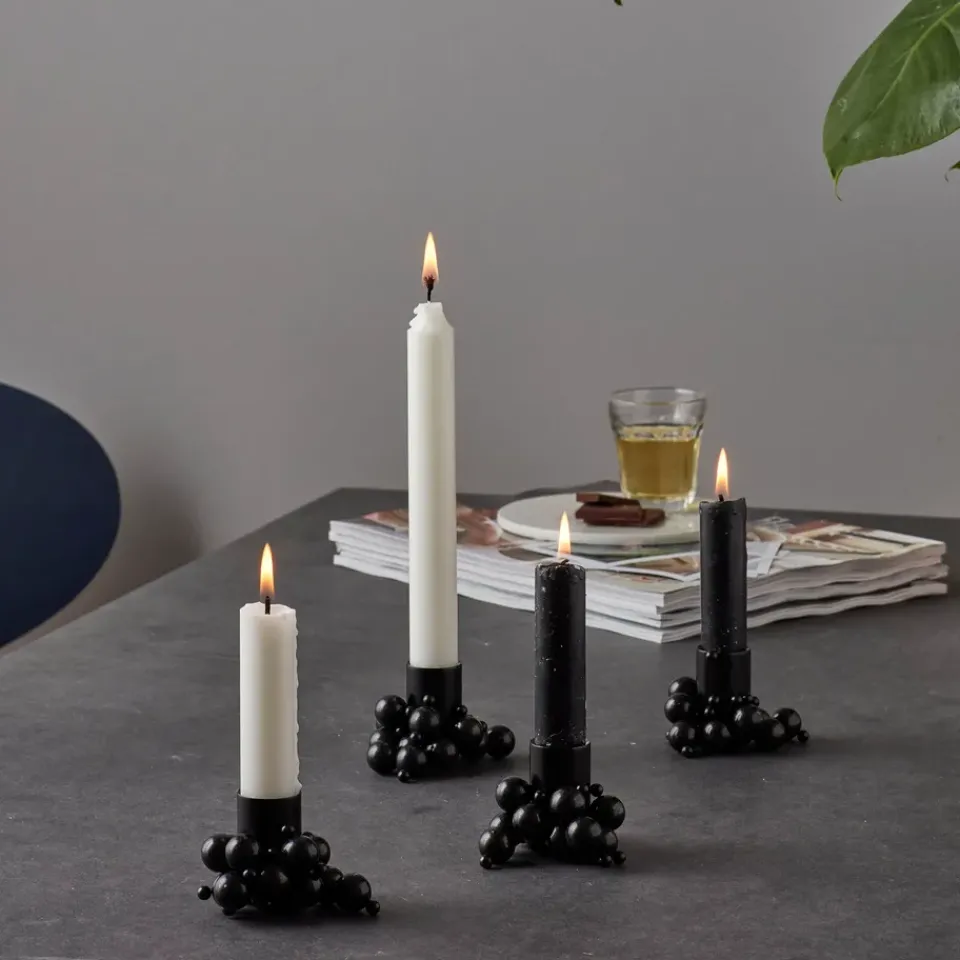 Gejst Molekyl candlestick 4, Black Clearance