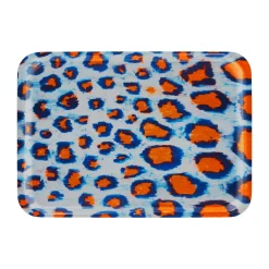 Hem Monster tray Medium 37x53 cm, Coral-white-ultramarine blue OrangeBlue