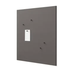 Montana noticeboard 69.6x69.6 cm, Coffee Brown