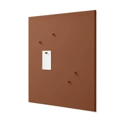 Montana noticeboard 69.6x69.6 cm, Hazelnut Brown Discount