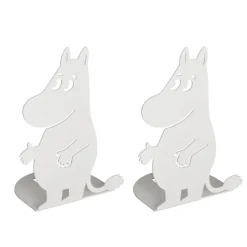 Pluto Design Moomin book end 2-pack, Moomin White Outlet