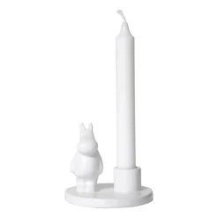 Pluto Design Moomin candle holder ceramic, White Discount