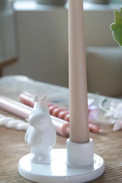 Pluto Design Moomin candle holder ceramic, White Discount