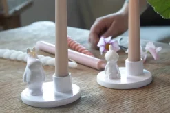 Pluto Design Moomin candle holder ceramic, White Discount