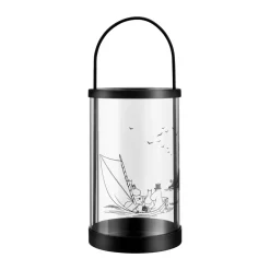Muurla Moomin candle lantern, Sailors BlackTransparent Hot