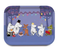 Opto Design Moomin Dancing tray, Blue Outlet
