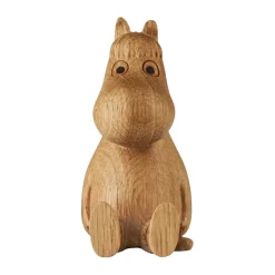 Dsignhouse x Moomin Moomin wood decoration Snorkmaiden 10 cm, OAK (FSC) Beige Best