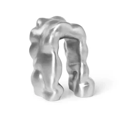 Ferm Living Morf sculpture, Aluminium Silver-coloured Discount