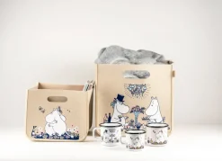 Muurla Mumin Hug storage box 26x26 cm, Beige Outlet