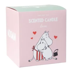 Pluto Design Mumin scented candle 40 h, Moomin Love Pink