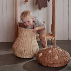 OYOY Mushroom basket, Nature Brown Sale