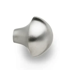 Ferm Living Mushroom hook, Brushed stainless steel Silver-coloured Clearance