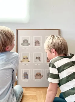 Kunskapstavlan® My feelings poster, 50x70 cm Multi Hot