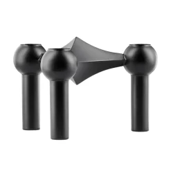 STOFF Nagel candle holder, matte Black Online