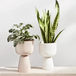 Iittala Nappula flower pot Ø15,5 cm h23 cm, White