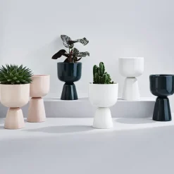 Iittala Nappula flower pot Ø15,5 cm h26 cm, White Hot