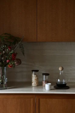 Sagaform Nature storage jar with cork lid, Clear-dark Brown Online