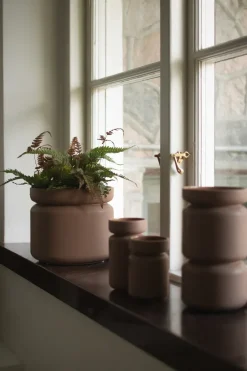 DBKD Neck pot, Nougat, Ø22.5x20 cm Beige Outlet