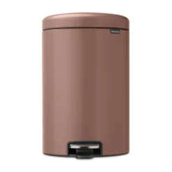 Brabantia New Icon pedal bin 20 liter, Satin taupe Brown Online