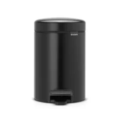 Brabantia New Icon pedal bin 3 liter, matte Black Sale
