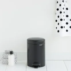 Brabantia New Icon pedal bin 3 liter, matte Black Sale
