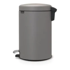 Brabantia New Icon pedal bin 12 liter, Mineral concrete Grey