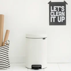 Brabantia New Icon pedal bin 12 liter, White Online