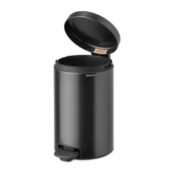 Brabantia New Icon pedal bin 12 liter, Confident Grey Clearance