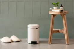 Brabantia New Icon pedal bin 5 liter, Soft Beige Best