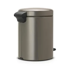 Brabantia New Icon pedal bin 5 liter, platinum Silver-coloured Hot