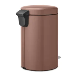 Brabantia New Icon pedal bin 12 liter, Satin taupe Brown Online