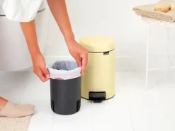 Brabantia New Icon pedal bin 3 liter, Mellow Yellow Clearance