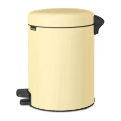 Brabantia New Icon pedal bin 5 liter, Mellow Yellow Clearance
