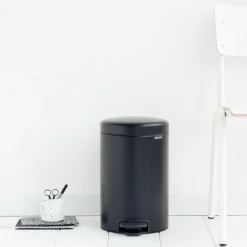 Brabantia New Icon pedal bin 12 liter, matte Black Best