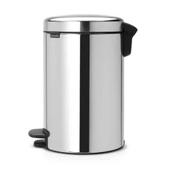 Brabantia New Icon pedal bin 12 liter, brilliant steel Silver-coloured Sale
