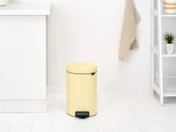 Brabantia New Icon pedal bin 12 liter, Mellow Yellow Best
