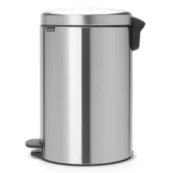 Brabantia New Icon pedal bin 20 liter, matte steel Silver-coloured Discount