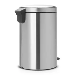 Brabantia New Icon pedal bin 20 liter, matte steel Silver-coloured Discount