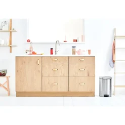 Brabantia New Icon pedal bin 20 liter, Matt steel fingerprint proof Silver-coloured Online