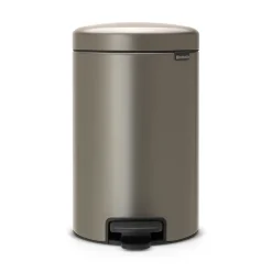 Brabantia New Icon pedal bin 12 liter, platinum Silver-coloured Best