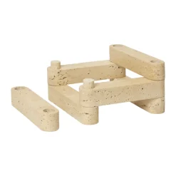Ferm Living Newel module candlestick 6 piecesn, Travertine Beige Discount