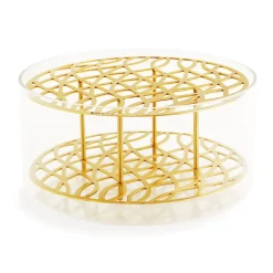 KLONG Äng vase, large, brass Gold-colouredTransparent New